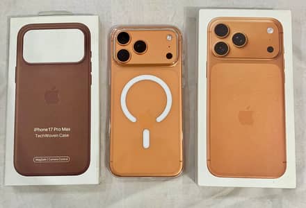 iPhone 17 Pro Max 256GB Cosmic Orange Complete Box Pack | Scratchless