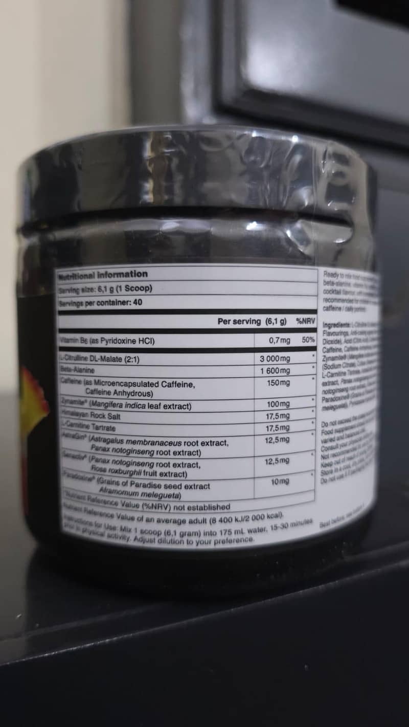 Pre Workout 1