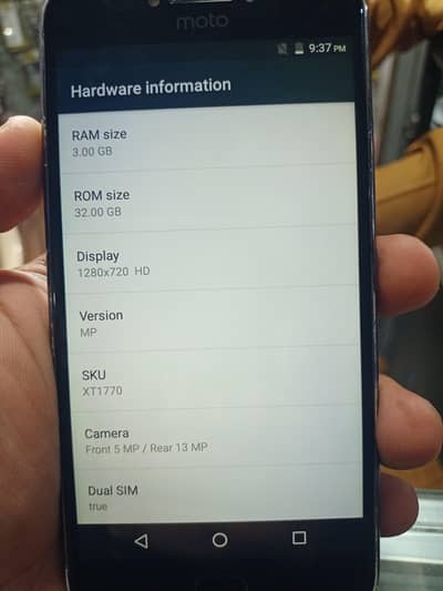 Motorola Moto E4 3/32