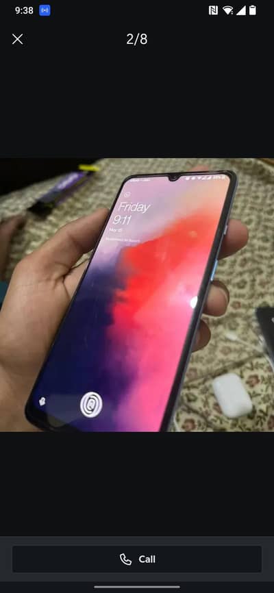 One Plus 7t 8 128 single sim PTA
