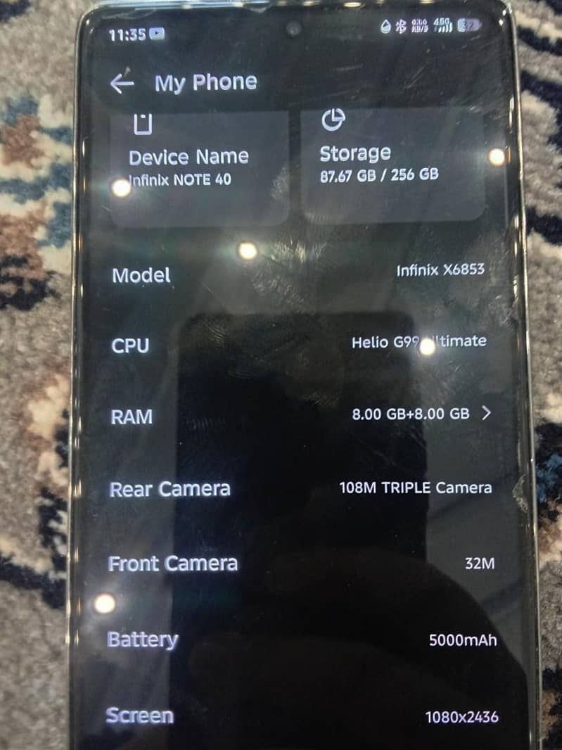 Infinix Note 40 7