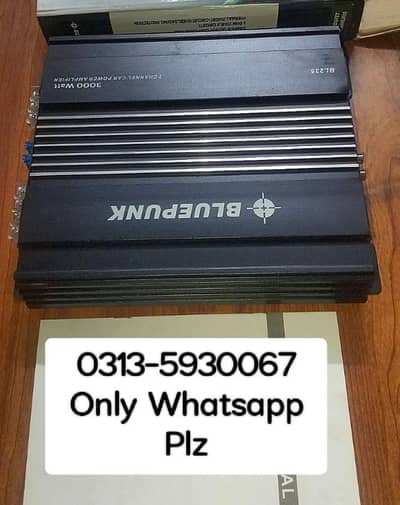 bluepunk bl235 2 channel MOSFET 30000 watt car amplifier