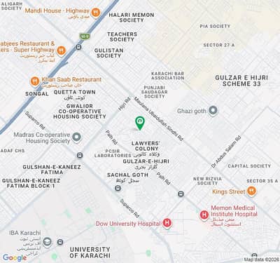 120 yards 3 bed dd on main 100 feet wide road sector 24A Scheme 33 Karachi