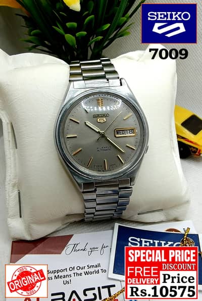 Seiko 5 Citizen Orient Automatic Pre-Owned watch Japan 03161737353