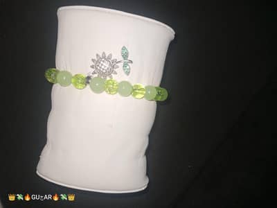 made of beads
