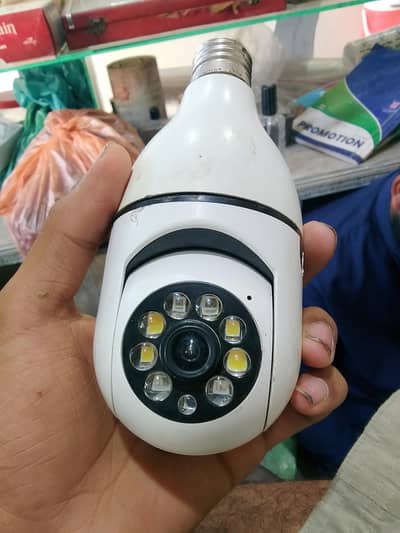 360° WiFi Bulb CCTV Camera - Mobile Live + Night Vision*