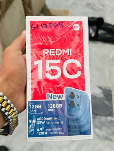 Redmi 15c 6/128 10/10 condition