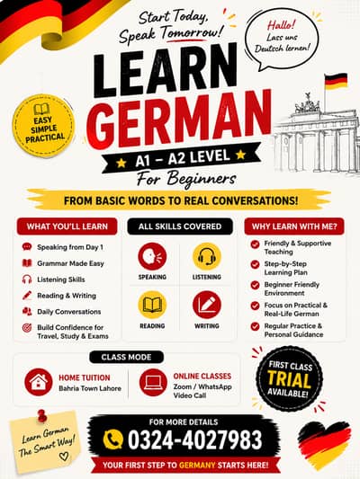 learn german a1-a2 easy online