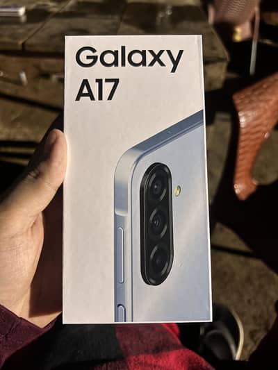 Samsung Mobile A17 just box open brand new