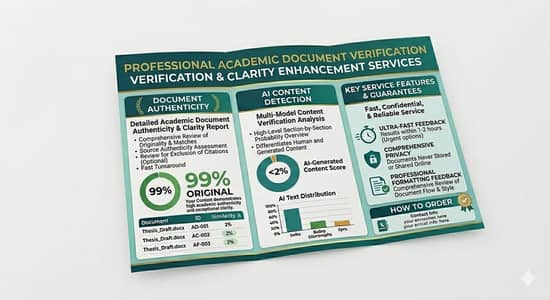Document Originality Checking & Authenticity Report Service