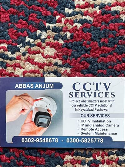 cctv camera installation available Peshawar hayatabad phase peshawar