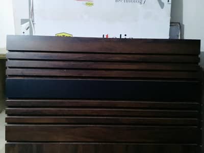 Single bed brown colour available