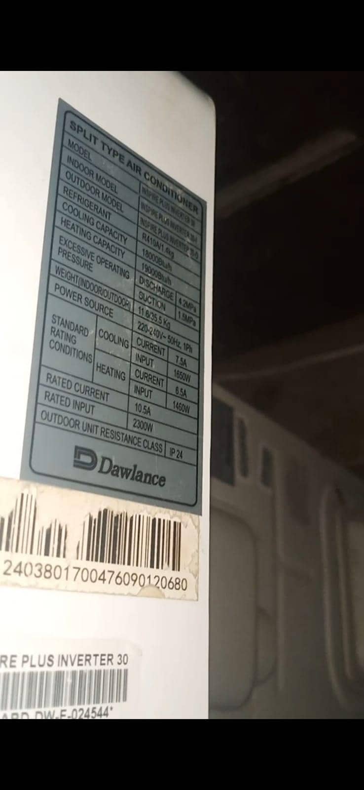 Dawlance Inverter Split Ac 2