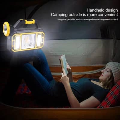 4 function light rechargeable & solar light free COD cash on delivery