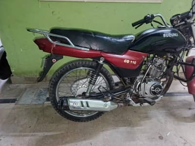 Suzuki gd 110 2013 modal Rawalpindi num bio file copy all okay