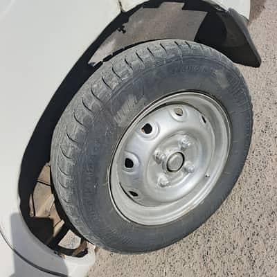 old alto rim tyre