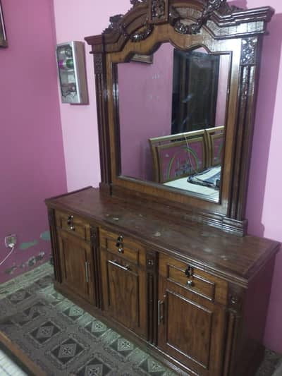 Solid Wood Complete Bedroom Set for Sale in Karachi (Urgent)