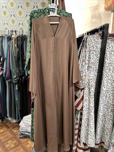 Umbrella abaya in Saudi nida fabric