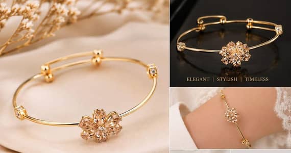 Elegant Floral Bracelet