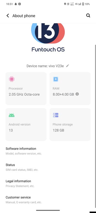 Vivo V23e