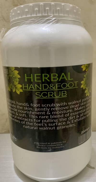 Face and hands & Foot scrubs