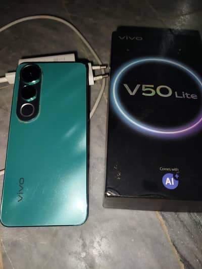 Vivo V50 Lite 8Ram 256 GB warranty me he 10/10