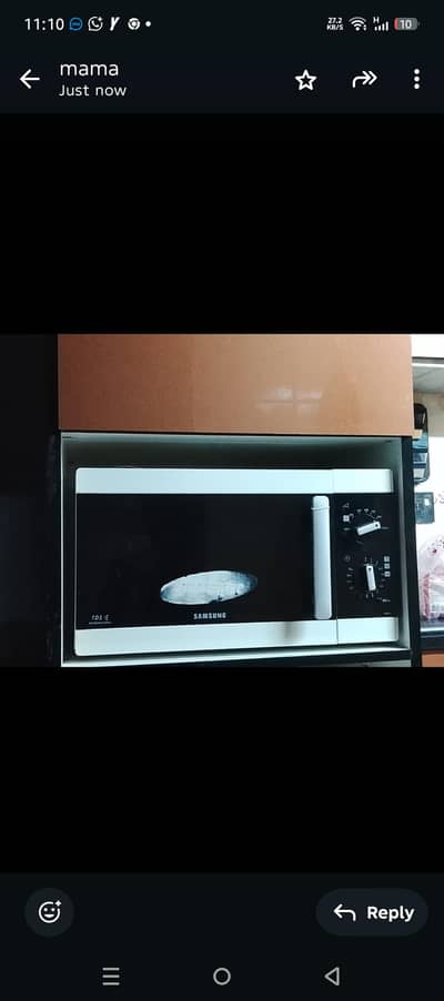 microwave oven