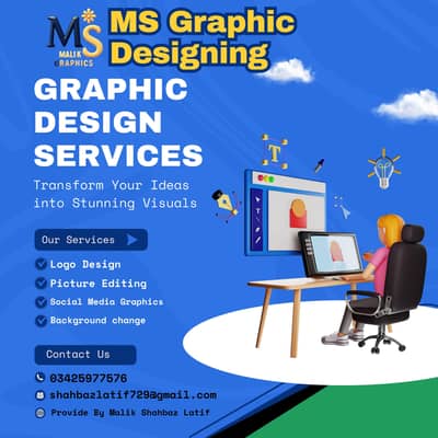 graphic designing logon making video editing AI background change