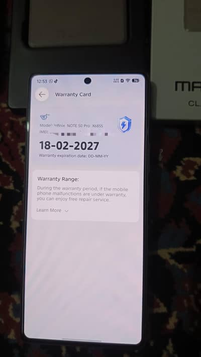 Infinix Note 50 pro 12/256