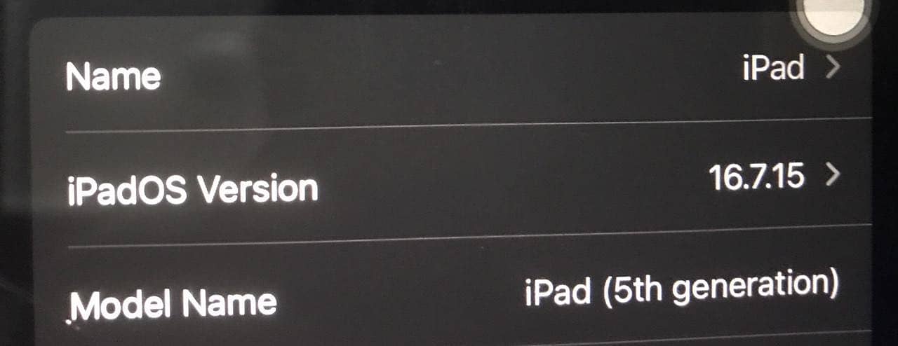 Ipad5th generation 4