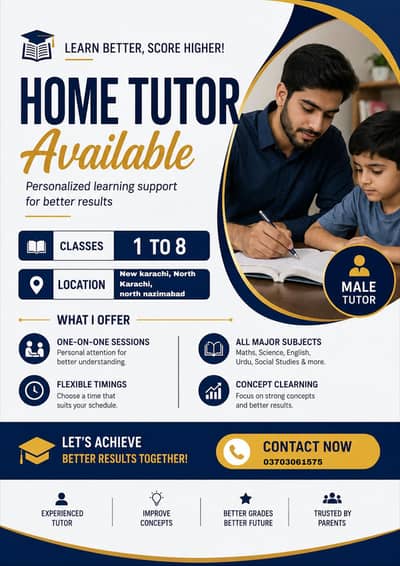 Home Tutor Available 