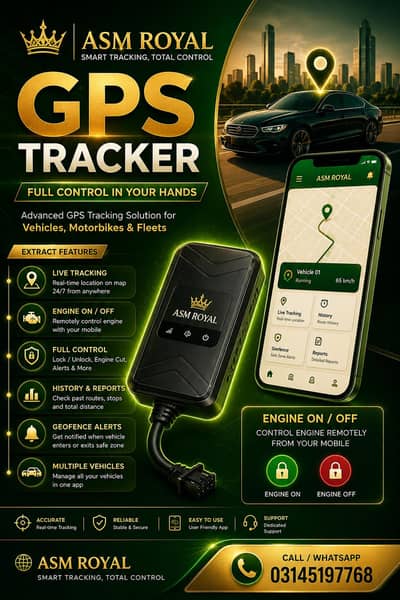 Gps tracker for cars and bikes