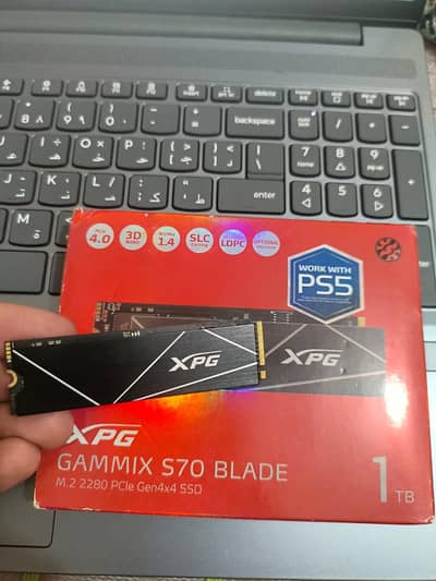 XPG Gammix S70 Blade M. 2 2280 PCIe Gen4×4 SSD 1 TB