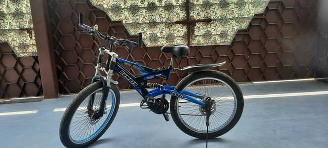 Humber mountain bicycle , big shocks, big tyres, price negotiable