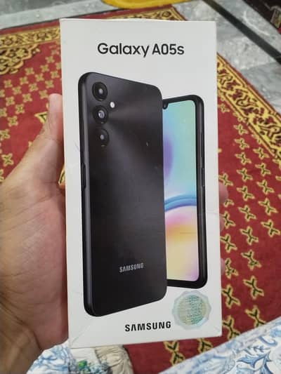 Samsung Mobile A05s complete box 4/128 10/10 condition