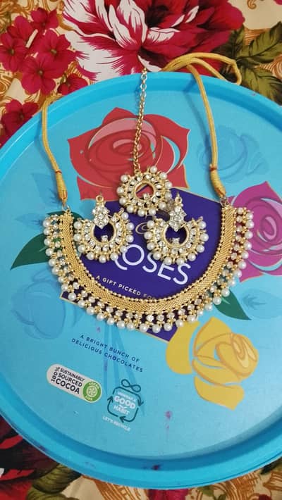 artificial jewellery|choker set| bridle jewellery sets| necklace|ring|