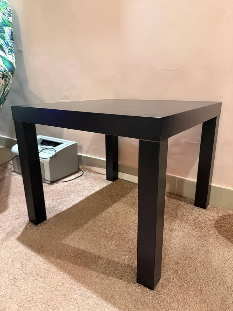 Ikea black table 1