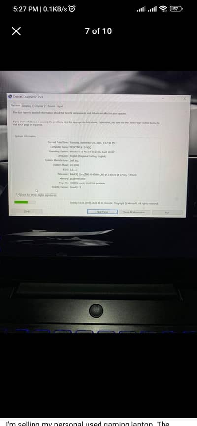 DELL G3 15 3590 POWERFUL GAMING LAPTOP