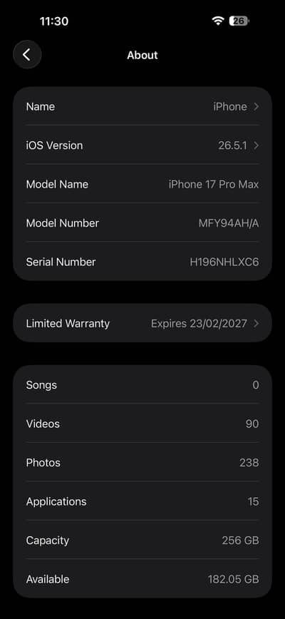 Apple iPhone 17 Pro Max