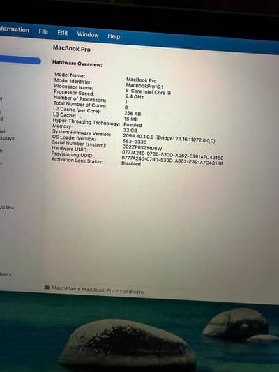 Apple MacBook Pro 2019 i9 | 32GB | 1TB | 4GB Dedicated GPU | Mint