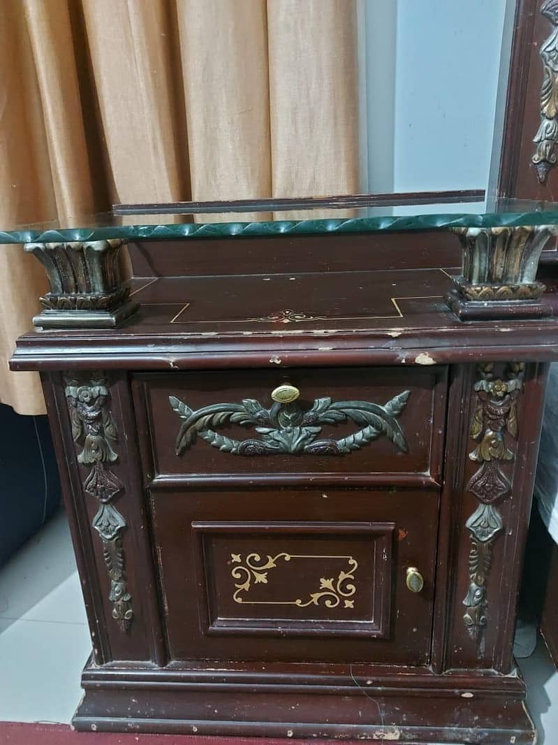 Complete Solid Wood Bed Set 1