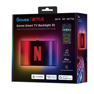 Brand New Govee TV Backlight 3S - Sealed Box (Model H6098)