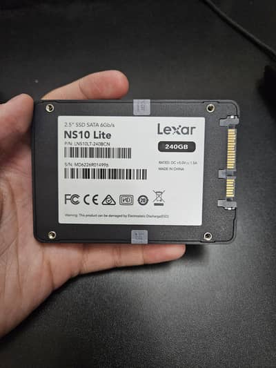 Lexar NS10 Lite 240GB SSD – 100% Health