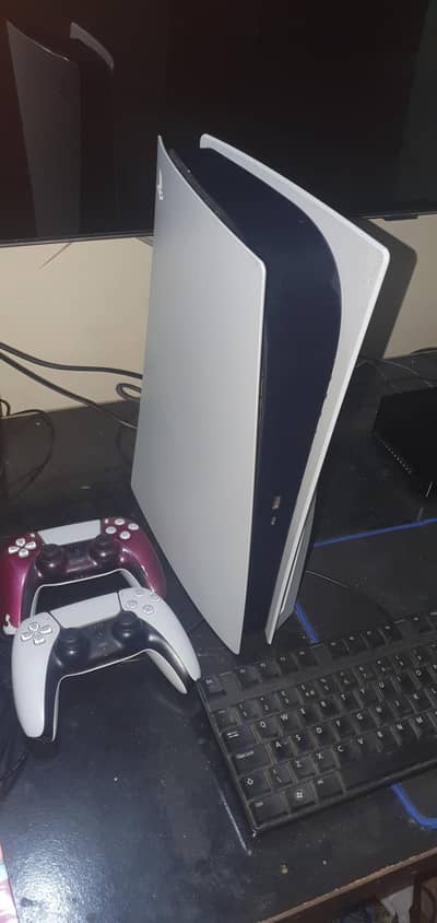 ps5 fat 2 controller disk edition