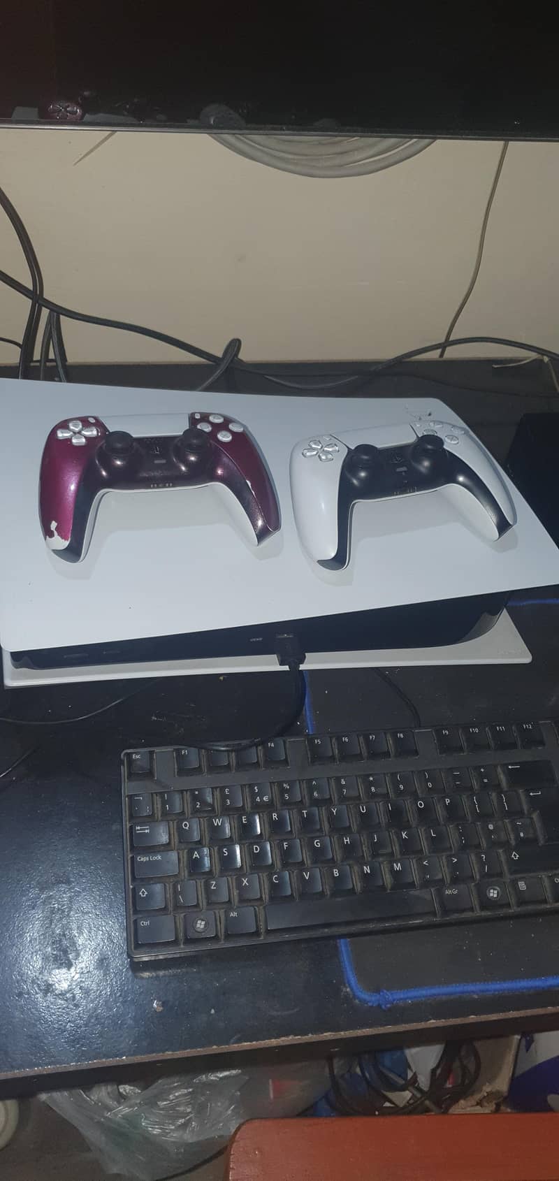 ps5 fat 2 controller disk edition 1