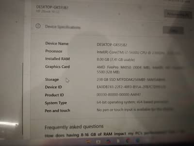 Hp zbook 14