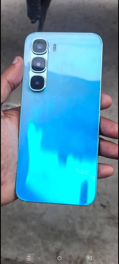 Infinix Hot 60 Pro Blue Colour Good Condition With Box Charger