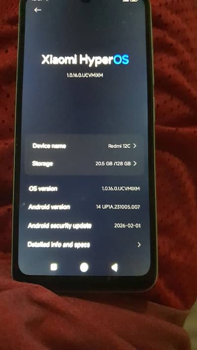 redmi 12 c for sale good condition