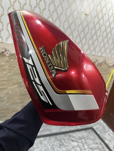 Honda CG-125 SE Fuel Tanki Tapay Genuine Mudguard & Genuine Silencer