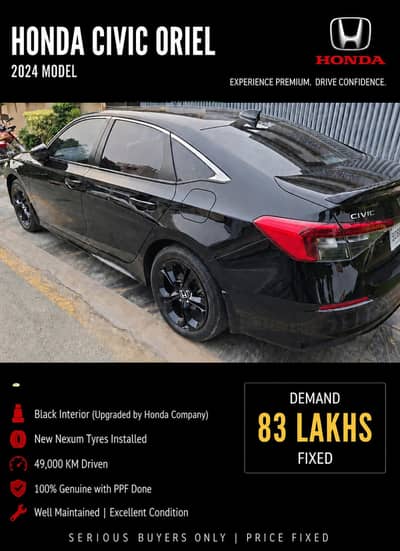 Honda Civic Oriel 2024